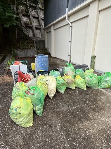 南知多山海海水浴場で拾ったゴミ