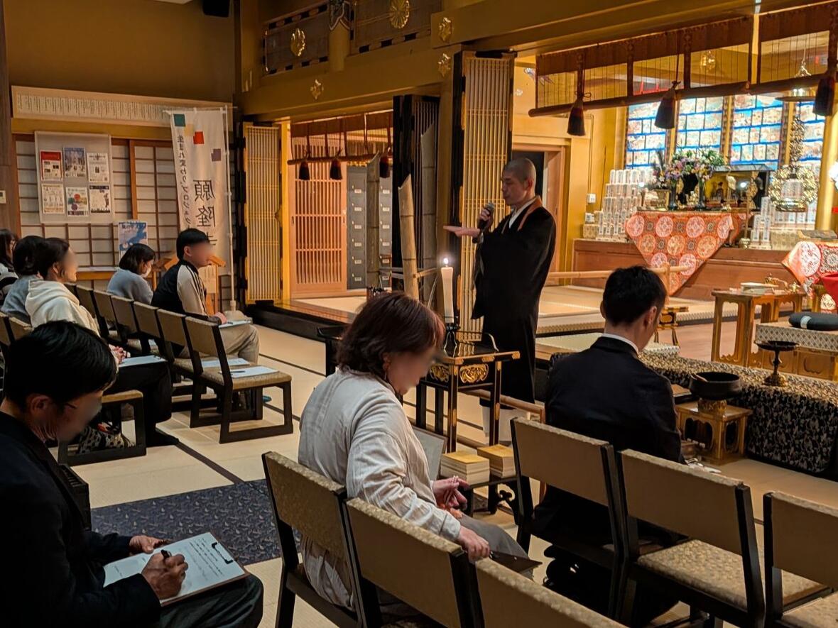 名古屋市の永代供養墓の願隆寺が開催する懺悔イブニング