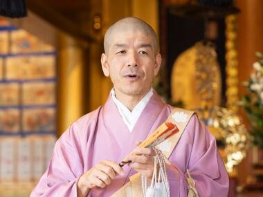 名古屋市中村区の永代供養墓・樹木葬の願隆寺住職の石濵章友