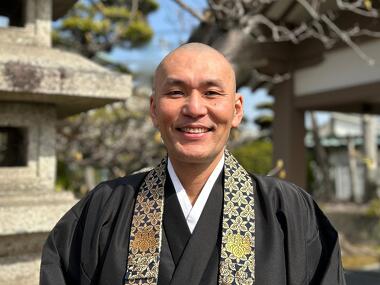 名古屋市中村区の永代供養墓・樹木葬の願隆寺の僧侶 新田樹心