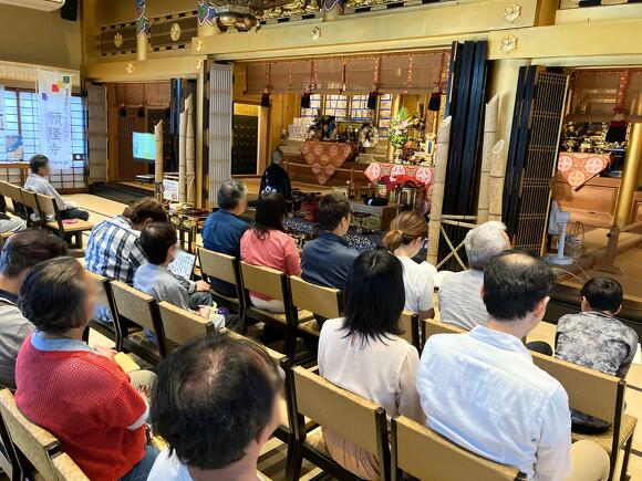 名古屋市中村区願隆寺の合同月命日いのちのひ