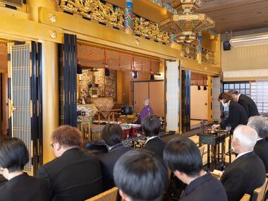 名古屋市中村区の永代供養墓・樹木葬の願隆寺　法要会場